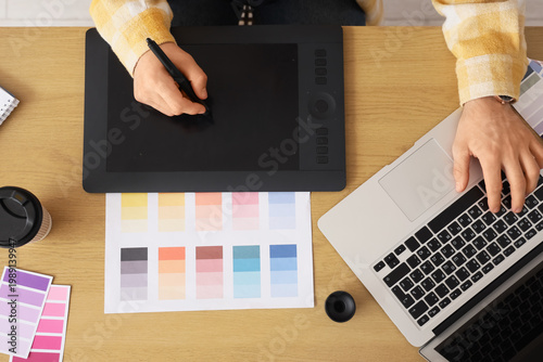 Male interior designer work...