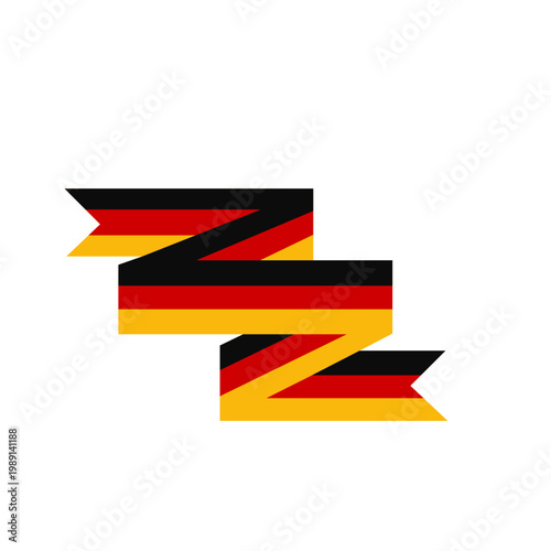 germany flag ribbon