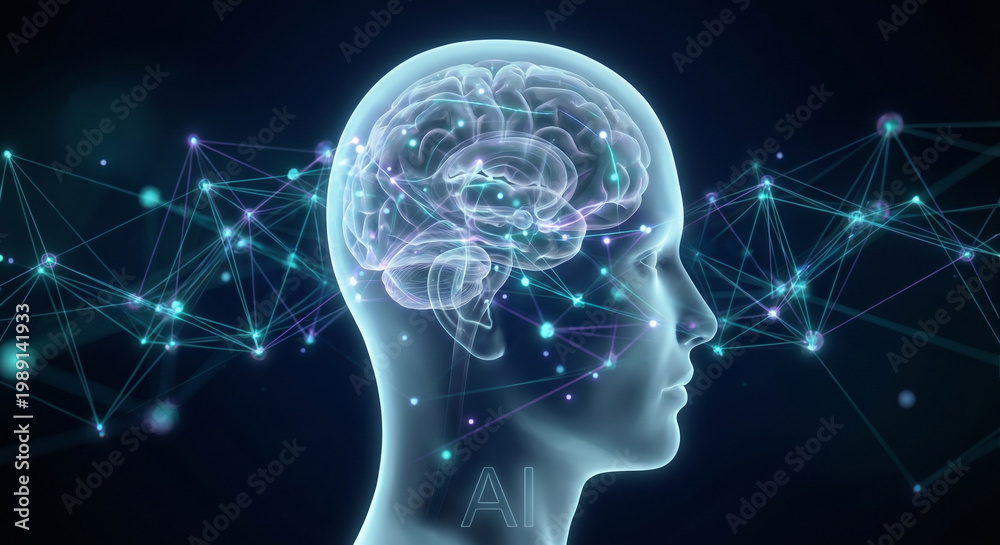 Obraz premium human brain scan