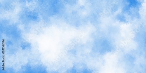 Soft Blue Cloud Texture Abstract Background  Watercolor Sky Seamless Design For Layouts And Wallpapers.