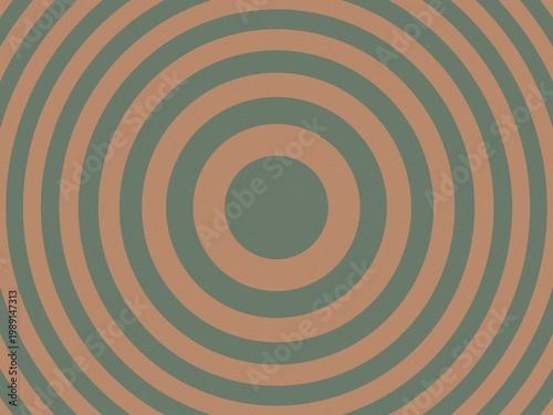 Fotografia Circles expand outward from a central point