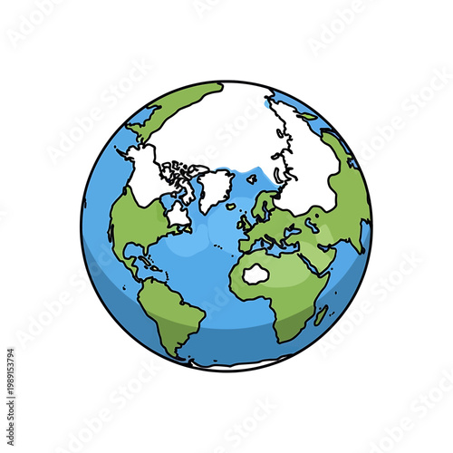 Globe Earth Planet World Map 5.