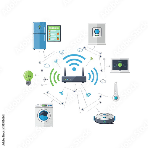 Smart Home Automation System Devices Connected 20.