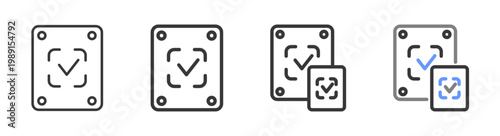 The Ultimate verifiable Styles with Variations Line of icon set vector illustration
