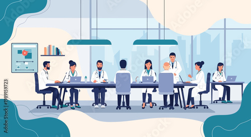 Business people sitting at meeting.