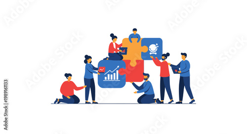 People Working Together Team.