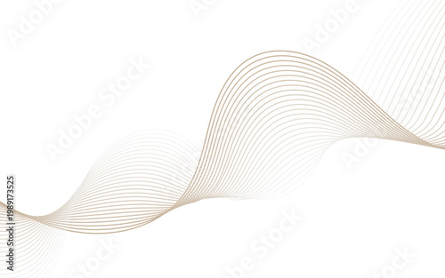 Abstract color Wave Lines Background With Elegant Minimal Flow For Modern Design And Luxury Branding.
