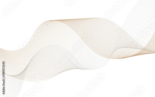 Abstract color Wave Lines Background With Elegant Minimal Flow For Modern Design And Luxury Branding.