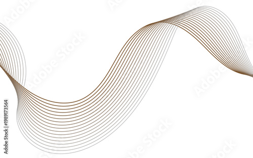 Abstract color Wave Lines Background With Elegant Minimal Flow For Modern Design And Luxury Branding.