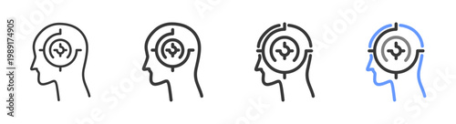 The Ultimate aspirational Styles with Variations Line of icon set vector illustration