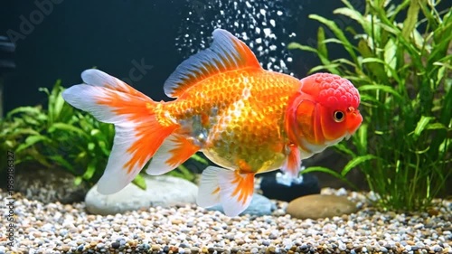 goldfish in aquarium