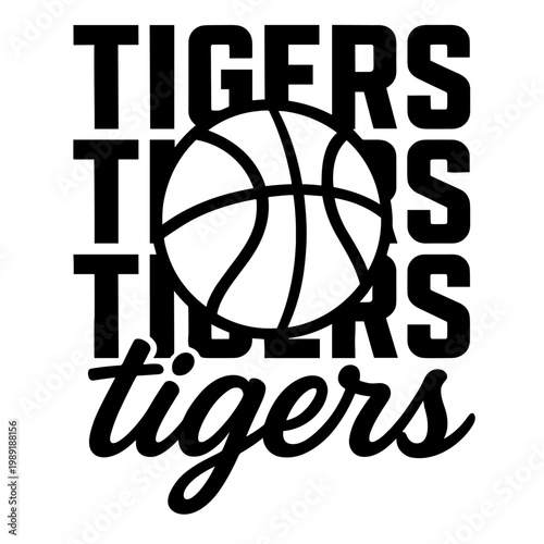 Tiger Basketball SVG, Animal Sports Mascot Design, Basketball Team Graphic, Jungle Cat Player PNG, Cricut Cut File