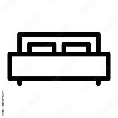 Queen Bed Icon