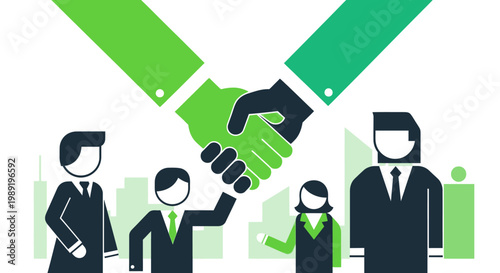 Business Partnership Handshake Agreement.