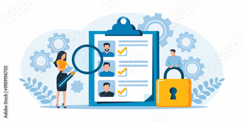 Recruitment process with candidate selection security and data protection