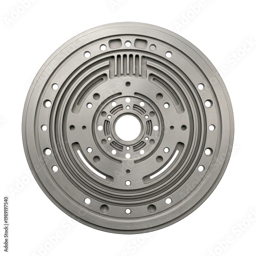 Semiconductor Equipment Components Circular Metal Wafer Plate with Precision Machined Holes