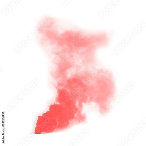 abstract red smoke