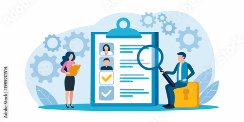 Recruitment process with a focus on candidate selection and evaluation