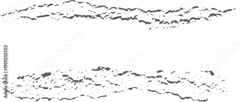 Abstract grunge texture border