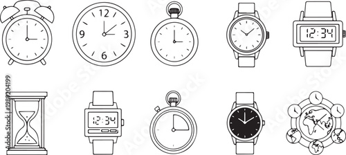 Collection of timekeeping devices