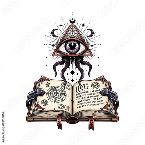 Occult Eye Triangle Book