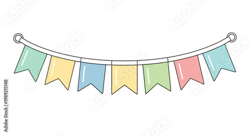 Colorful Party Bunting Flags