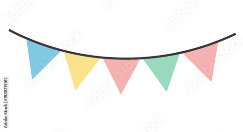 Colorful Party Bunting Flags