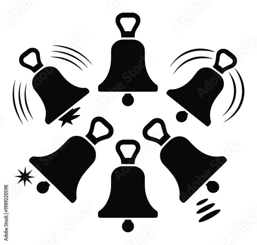 Ringing Bells in a Circular Pattern with Sound Waves