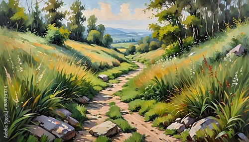 Tree in a Serene Landscape