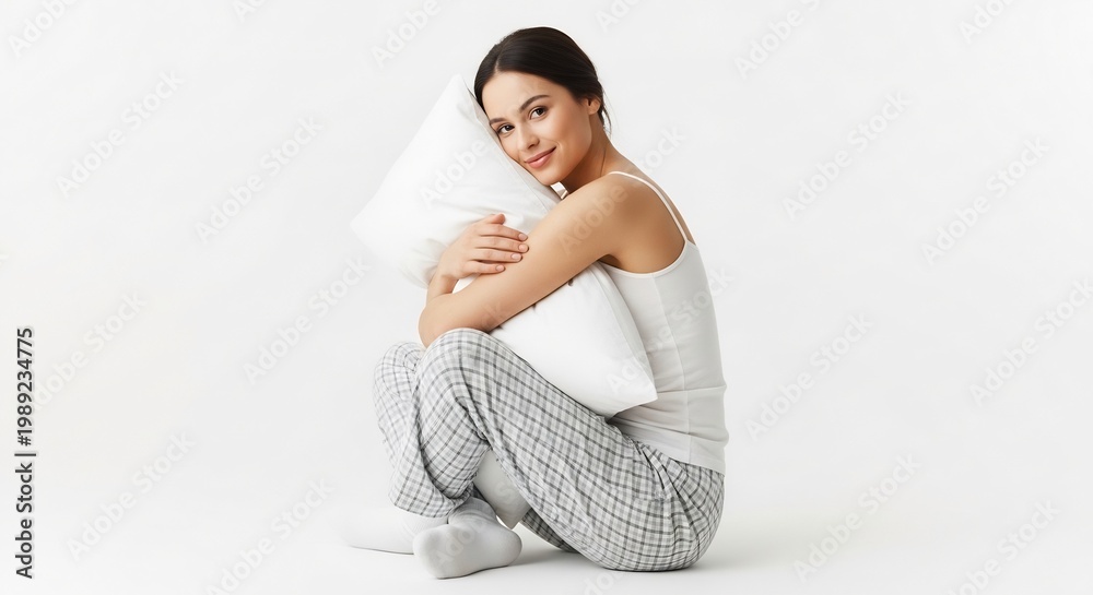 Obraz premium Relaxing Woman Sitting and Wellness Lifestyle