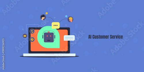 Conversational AI customer support system, voice automation for telephonic language processing and insist message reply.