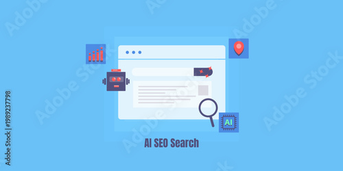 AI search assistant generates contextual summary, deep language model, intelligent search engine.