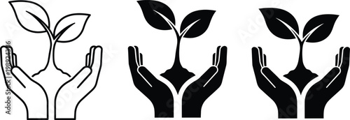 Hands nurturing growth a symbolic representation of care sustainability and environmental stewardship