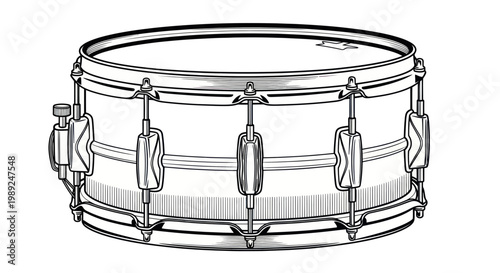 Snare Drum Illustration