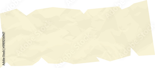 Crumpled Vintage Torn Paper Scrap