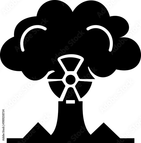 Bomb explosion nuclear blast icon in black flat and line style vector illustration, explosive dynamite grenade detonation symbol pack minimal outline design