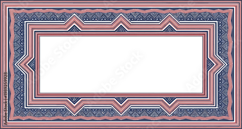 Patriotic memorial day frame honoring heroes with red white and blue design
