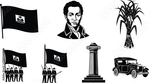 Haitian symbols and historical imagery a collection of national representations