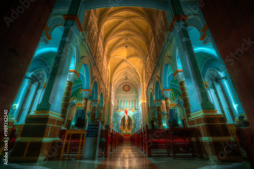 Interior of the church