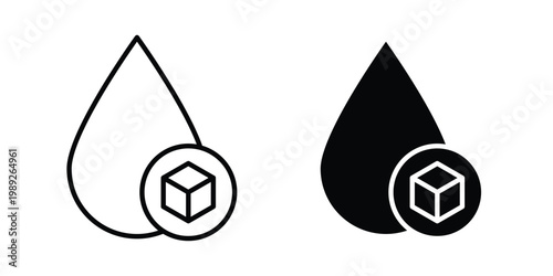 Blood sugar icon set, isolated on white background flat vectors