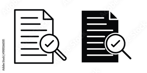 Case studies icon set, isolated on white background flat vectors