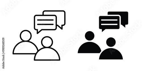 Consulting icon set, isolated on white background flat vectors