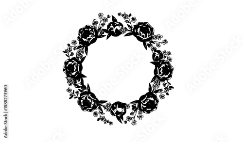 Pink peony and forget me not flower vector set isolated summer floral elements collection