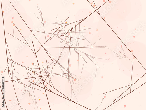 Spring Cherry Blossom Floral Pattern Design