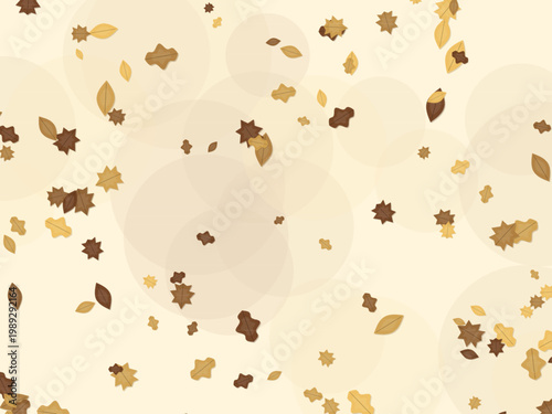 Thanksgiving Autumn Leaf Foliage Pattern Background