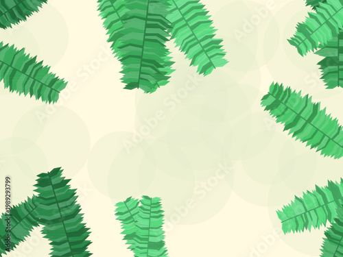Tropical Palm Leaf Summer Pattern Design