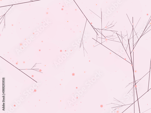 Cherry Blossom Sakura Flower Pattern Spring Background