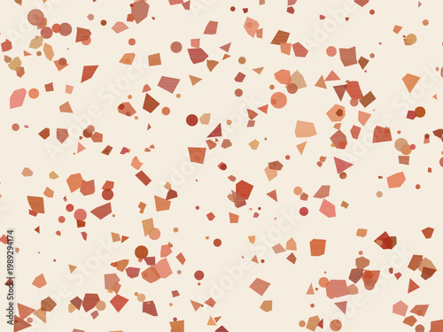 Neutral Terrazzo Marble Chips Elegant Contemporary Pattern