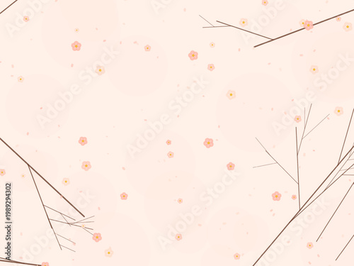 Cherry Blossom Sakura Flower Pattern Spring Background