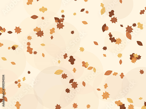 Fall Foliage Autumn Leaf Pattern Harvest Design